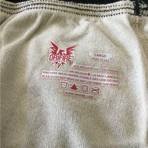 Military Drifire size large base layer long underwear new